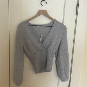 NWT Madewell Wrap V-Neck Sweater